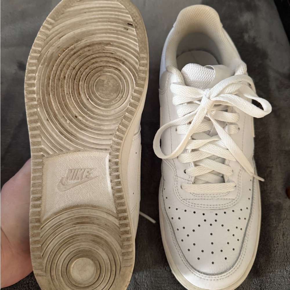 Classic White Nikes - Picture 2 of 2